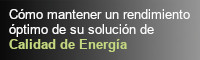 Webinário Como manter um excelente desempenho de sua solução de Qualidade de Energia 